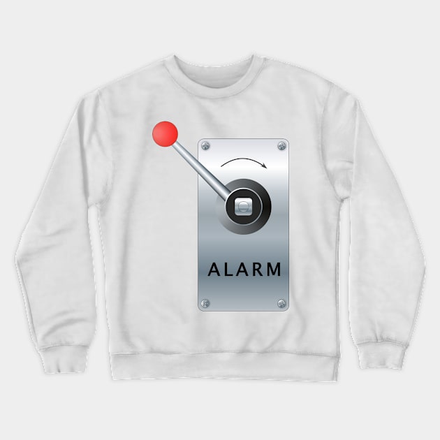 Alarm Crewneck Sweatshirt by Stelviostrada